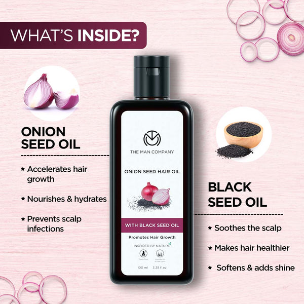 Onion Seed Hair Oil | Power Of 10 Essential Oils