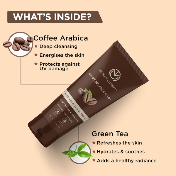 Caffeine Face Wash  | Coffee Arabica & Green Tea