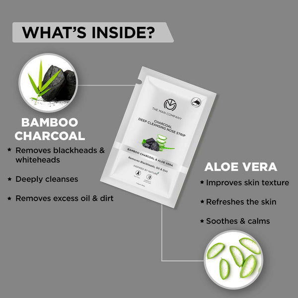 Deep Cleansing Nose Strip | Bamboo Charcoal & Aloe Vera