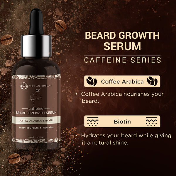Caffeine Beard Growth Serum | Coffee Arabica & Biotin