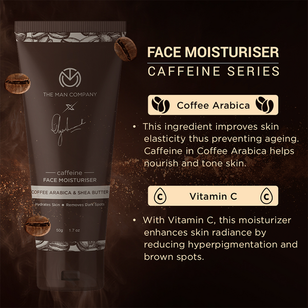 Caffeine Face Moisturiser | Coffee Arabica & Shea Butter
