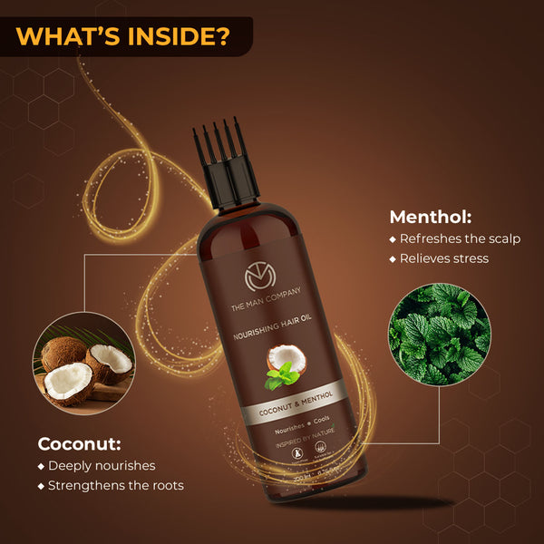 Nourishing Hair Oil | Coconut & Menthol