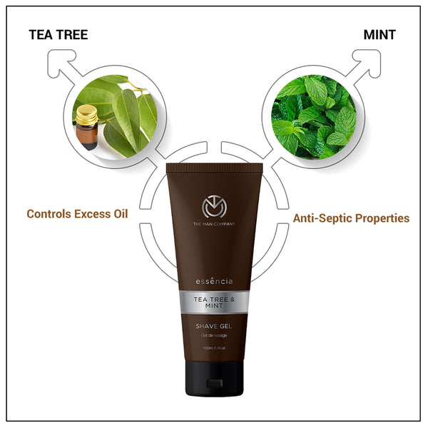 Shave Gel | Tea Tree & Mint - The Man Company